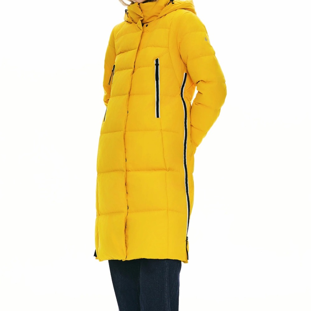 Orolay puffer jacket knee length thick with pockets, side zippers size XL - Picture 4 of 16